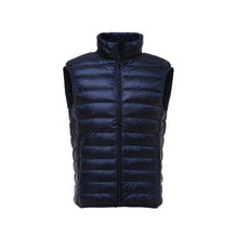 Load image into Gallery viewer, Covrlge Casual Light Men Down Vest Top Selling Zipper Big Size New Arrival 6 Colors Male White Duck Down Vest MWB014
