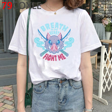 Load image into Gallery viewer, Demon Slayer T Shirt Men Kawaii Cartoon T-shirt Kimetsu No Yaiba Japanese Anime Demon Blade Graphic Tees Unisex Top Tshirt Male