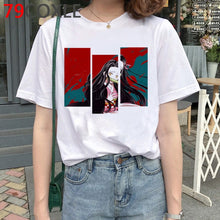 Load image into Gallery viewer, Demon Slayer T Shirt Men Kawaii Cartoon T-shirt Kimetsu No Yaiba Japanese Anime Demon Blade Graphic Tees Unisex Top Tshirt Male