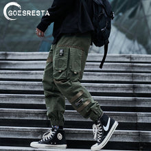 Load image into Gallery viewer, Men Pants 2020 Hip Hop Streetwear Joggers Sweatpants Casual Cotton Harem Trousers Harajuku Autumn Cargo Pants Men Brand Clothing