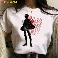 Load image into Gallery viewer, 2021 Hot Anime Final Season Attack on Titan T Shirt Men Kawaii Summer Tops Titans Attack Graphic Tees Harajuku Tshirt Male