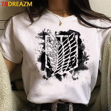 Load image into Gallery viewer, 2021 Hot Anime Final Season Attack on Titan T Shirt Men Kawaii Summer Tops Titans Attack Graphic Tees Harajuku Tshirt Male