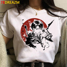 Load image into Gallery viewer, 2021 Hot Anime Final Season Attack on Titan T Shirt Men Kawaii Summer Tops Titans Attack Graphic Tees Harajuku Tshirt Male