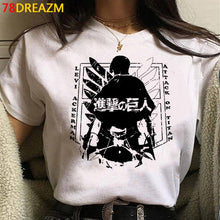 Load image into Gallery viewer, 2021 Hot Anime Final Season Attack on Titan T Shirt Men Kawaii Summer Tops Titans Attack Graphic Tees Harajuku Tshirt Male