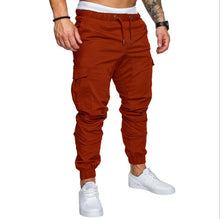 Load image into Gallery viewer, Autumn Men Pants Hip Hop Harem Joggers Pants 2020 New Male Trousers Mens Joggers Solid Multi-pocket Pants Sweatpants M-4XL