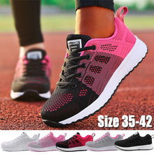 Load image into Gallery viewer, 2021 Sneakers Women Shoes Flats Casual Ladies Shoes Woman Lace-Up Mesh Light Breathable Female Zapatillas De Deporte Para Mujer