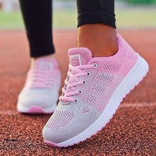 Load image into Gallery viewer, 2021 Sneakers Women Shoes Flats Casual Ladies Shoes Woman Lace-Up Mesh Light Breathable Female Zapatillas De Deporte Para Mujer