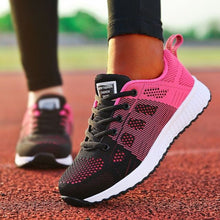 Load image into Gallery viewer, 2021 Sneakers Women Shoes Flats Casual Ladies Shoes Woman Lace-Up Mesh Light Breathable Female Zapatillas De Deporte Para Mujer