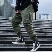 Load image into Gallery viewer, Men Pants 2020 Hip Hop Streetwear Joggers Sweatpants Casual Cotton Harem Trousers Harajuku Autumn Cargo Pants Men Brand Clothing
