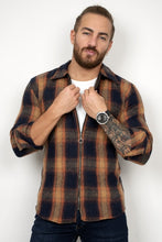 Load image into Gallery viewer, DeepSEA Zipper Long Sleeve Lumberjack Shirt 2101312
