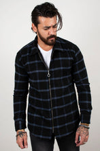 Load image into Gallery viewer, DeepSEA Zipper Long Sleeve Lumberjack Shirt 2101312
