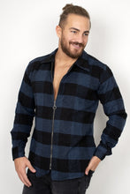 Load image into Gallery viewer, DeepSEA Zipper Long Sleeve Lumberjack Shirt 2101312
