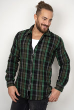 Load image into Gallery viewer, DeepSEA Zipper Long Sleeve Lumberjack Shirt 2101312
