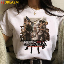 Load image into Gallery viewer, 2021 Hot Anime Final Season  Attack on Titan T Shirt Men Kawaii Summer Tops Titans Attack Graphic Tees  Harajuku Tshirt Male
