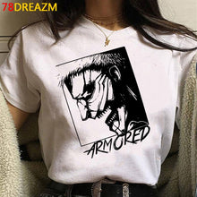 Load image into Gallery viewer, 2021 Hot Anime Final Season  Attack on Titan T Shirt Men Kawaii Summer Tops Titans Attack Graphic Tees  Harajuku Tshirt Male
