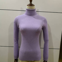 Load image into Gallery viewer, Bonjean Autumn Winter Knitted Jumper Tops turtleneck Pullovers Casual Sweaters Women Shirt Long Sleeve Tight Sweater Girls
