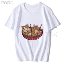 Load image into Gallery viewer, Men Catana Cool Summer Loose Men/Women T Shirt Casual Short Sleeve Cat Print Anime Tshirt Japanese Summer T-Shirt Tops Tee Shirt
